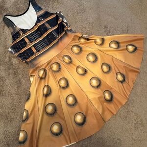 Blackmilk Dalek Reversible Skater Dress